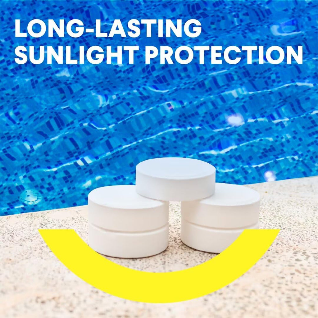 PROFELIZ Chlorine Tablets 3 Inch for Swimming Pools, Kills Bacteria and Stops Algae, Slow Dissolving,Exclusive Protective Packaging,Pool Chlorine Tablets,20lbs