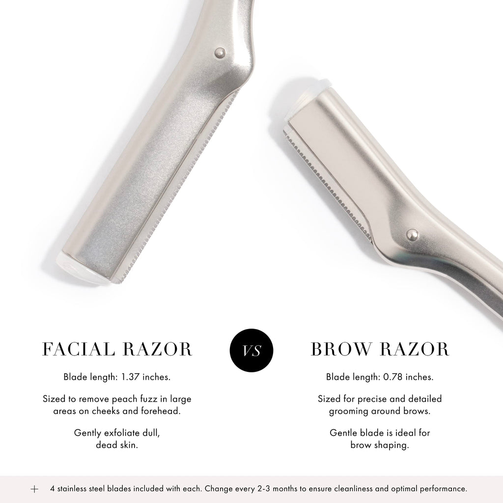 Tweezerman Facial Razor Stainless Steel