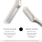 Tweezerman Facial Razor Stainless Steel