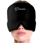 TheraICE Migraine Relief Cap | Soothing Headache Hat Ice Pack Mask | Face Cold Compress Cooling Gel Head Wrap Products for her Sinus Tension Stress Hangover & Puffy Eyes | Great Birthday Gift for Mom