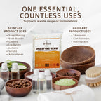 Non-GMO Emulsifying Wax NF Pastilles (1 LBS / 16 OZ) 100% Natural Plant Derived | For Lotions, Creams, Soap Making, Hair Products | Cosmetic Grade | Product of USA | 1 POUND