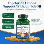 Purity Products Vegan Omega 3 6 9 Formula - “5 in 1” Essential Fatty Acid Complex - Scientifically Formulated Plant-Based Vegan Omega 3-6-9 Essential Fatty Acids (EFA) - 3 Month Supply - 180 Softgels