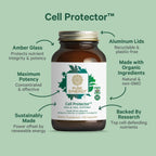 PURE SYNERGY Cell Protector | Cellular Health Supplement | Cell and Immune Support with Selenium and Organic Cruciferous Vegetables | for Healthy Aging & Detoxification (120 Capsules)