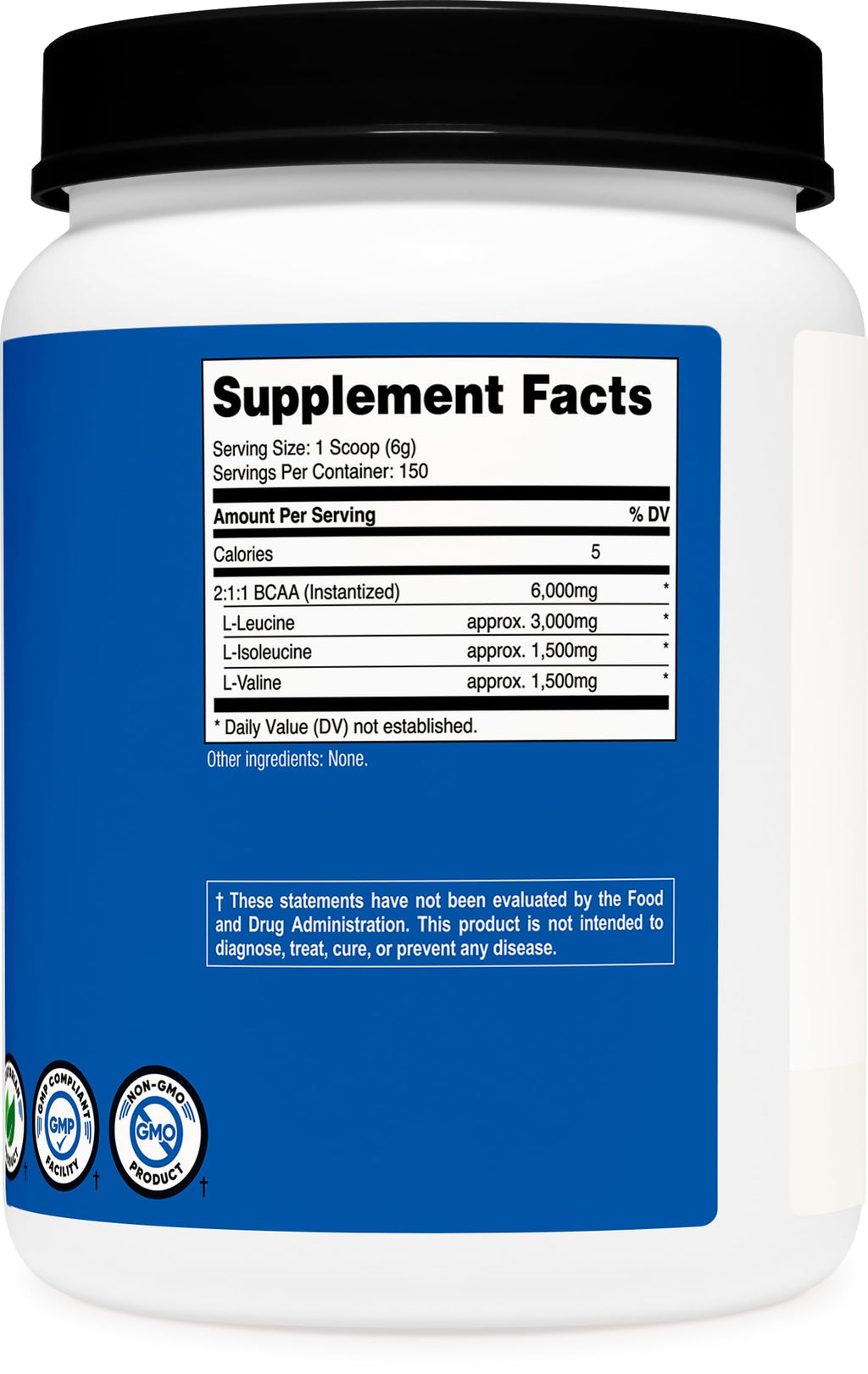 Nutricost BCAA Powder 2:1:1-150 Servings (Unflavored)