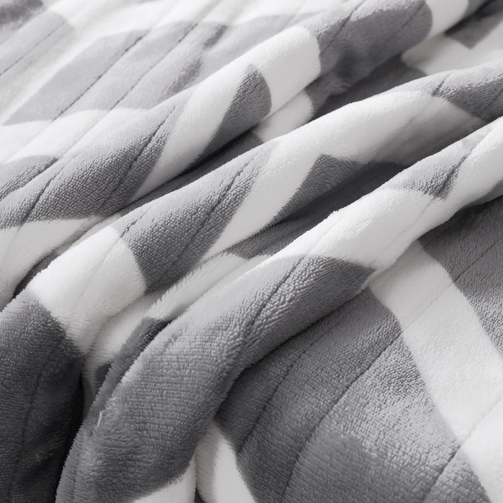VENTIMI Heated Throw Blanket, 5 Heat Levels & 3 Hours Auto Off, Grey