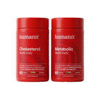 HumanN Cholesterol & Metabolic Health Daily Bundle, Cholesterol & Metabolic Balance Supplements, 120 Count