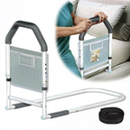 ArixMed Bed Rails for Elderly Adults Safety - with Motion Light & Storage Pocket - Adjustable Bed Assist Rails for Seniors & Patients - Fits All Beds, Tool-Free Assembly