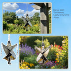 2026 New Dancing Lady Inspired Stained Glass Spinner, Stained Glass Wind Spinner, Sunlight Catcher, Self-Assembly Boho Hanging Decor,DIY Sunlight Catcher for Window, Garden, Porch (1Pcs)