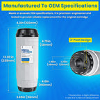 Replacement For Nature2 G45 Mineral Cartridge W28145 N2CG45 W26745 for All Zodiac Limited & Professional G or Pro G Plus Vessel Inground Swimming Pool System W25904 & W20011 Pools Up To 45,000 Gallons