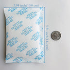 100 Gram (10 Pack) Silica Gel Desiccant Packets, Moisture Absorber Packs, Humidity Absorbers, Premium Rechargeable Dehumidifiers for Food Storage, Electronics, Ammo Cans, 3D Filament, Safes