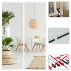 CHIYUNS White Screen Door Mesh Magnetic Closure Heavy Duty 72 x 80 inch, Self Closing Fiberglass Mosquito Net with Magnet for Doors, Bug Fly Screens Curtain for Doorway, Keep Bugs Out, Pet Friendly