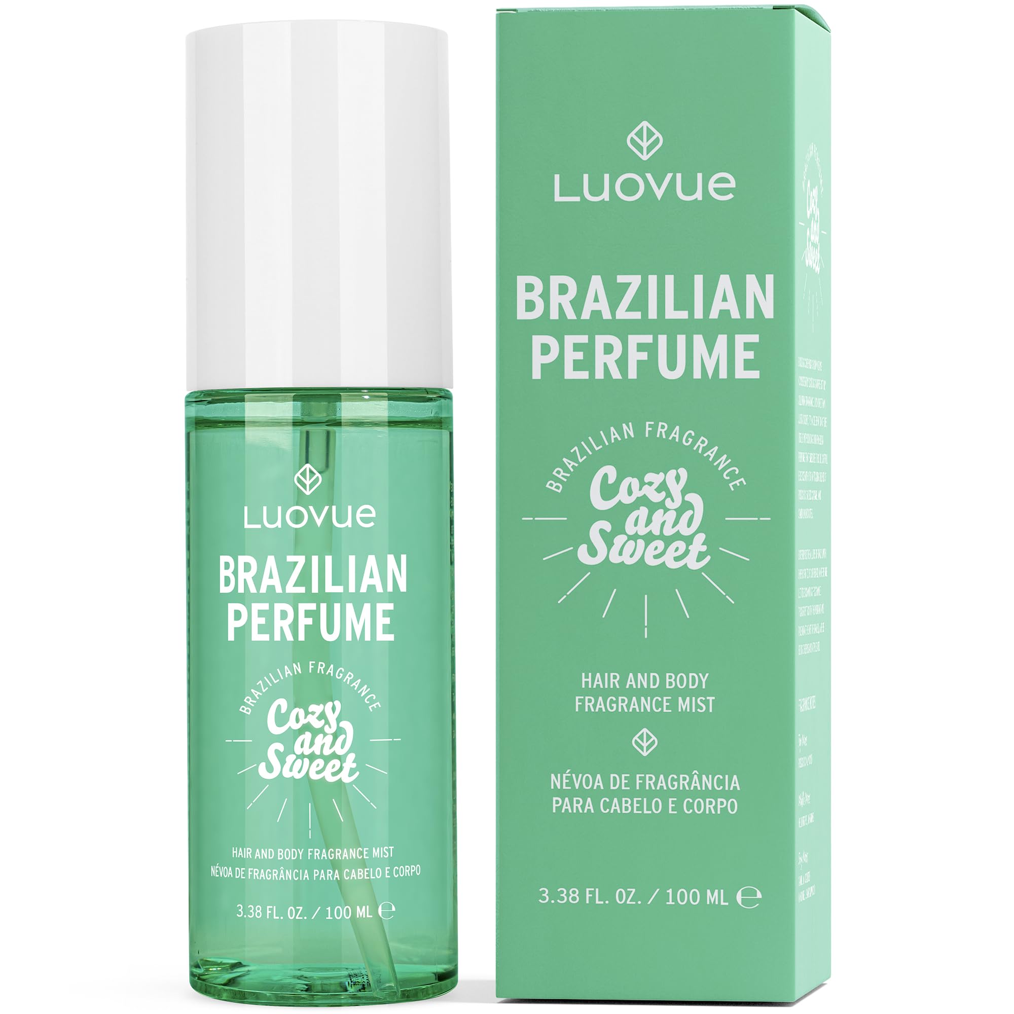 Brazilian Perfume for Women: Long Lasting Brazilian Fragrance - Natural Sweet and Comfortable Hair and Body Fragrance - Fine and Smooth Fragrance Mist, (100 ml)