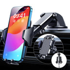 VANMASS Car Phone Holder 2026 Ultimate Military-Grade Strongest Suction & Clip Windshield Dashboard【Newest Best Strongest】 Cell Phone Automotive Dash Gauge Accents for iPhone 18 Pro Max 17 16 15 14