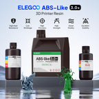 ELEGOO ABS-Like 3.0+ 3D Printer Resin White 2000g