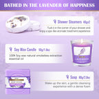 Gift for Women, Spa Gift Baskets for Women - 17pcs Lavender Sets with Body Lotion, Bubble Bath, Relaxing Bath Sets, Birthday Christmas Gifts for Her, Spa Kit for Mom Wife Sister Friend