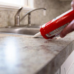 Red Devil 0408 Duraguard Kitchen & Bath Siliconized Acrylic Caulk, 10.1 oz., Clear, 12 Pack, Made in USA