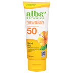 Alba Botanica Sunscreen Lotion, SPF 50, Island Vibe, 3 Oz
