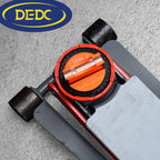DEDC Universal Aluminum Grooved Magnetic Jack Pad 2 Pcs, Jacking Puck Pinch Weld Frame Rail Adapter with 2 Reminder Streamers, Oil Change Mush Haves, Mechanic Tools in Garage, Gifts for Mechanics