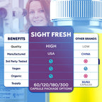 (2 Pack)Sight Fresh Capsules, Official Sight Fresh Advanced Vision Support Pills with All Natural Ingredients, SightFresh Supplement Supporting Eye Health with Maximum Strength Vitamins (120 Capsules)