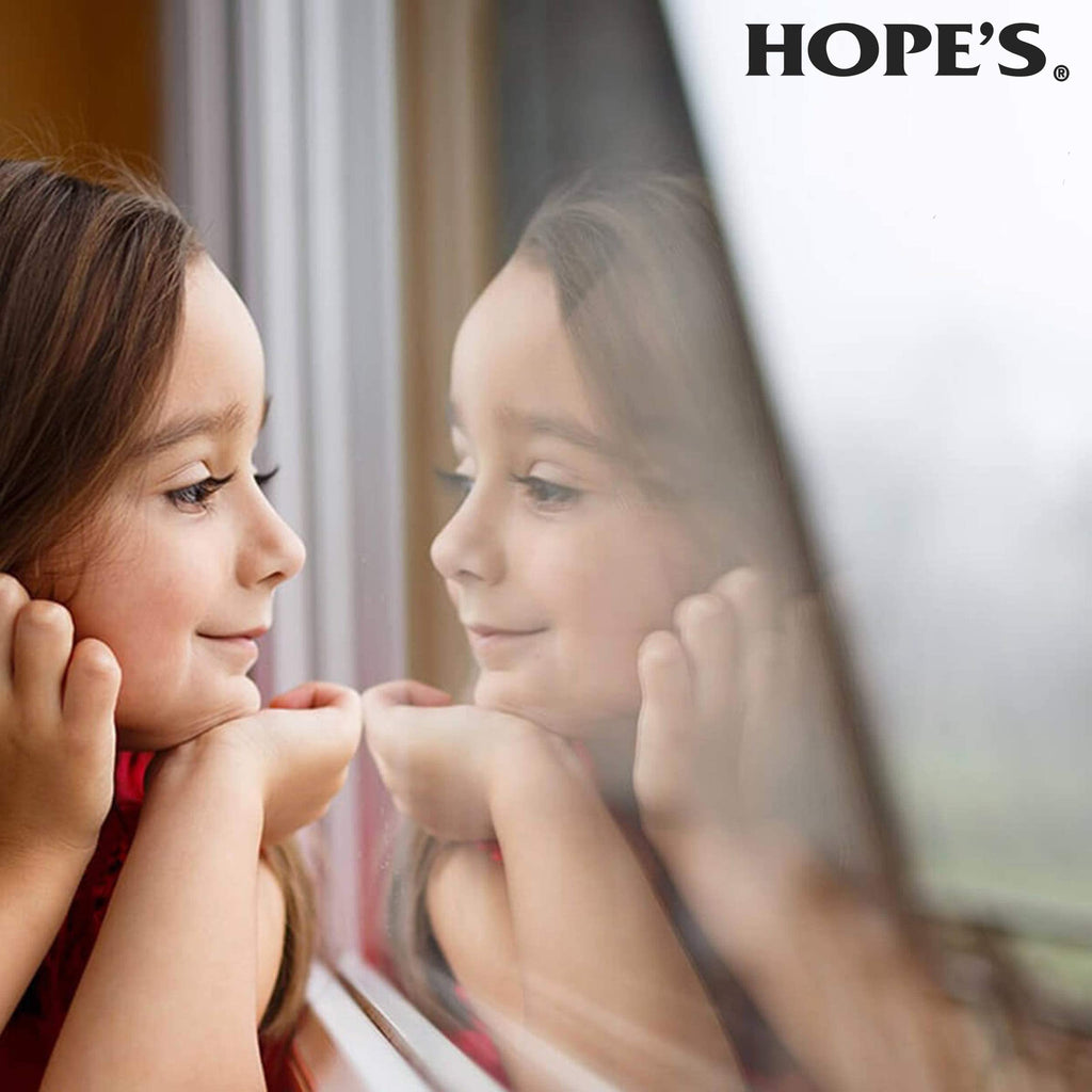 HOPE'S Perfect Glass Cleaner Spray, Streak-Free, Ammonia-Free Window, Mirror, Screen, Tinted Glass, and Shower Door Cleaner, Indoor and Outdoor Glass Surfaces, 32 Fl Oz, Pack of 2