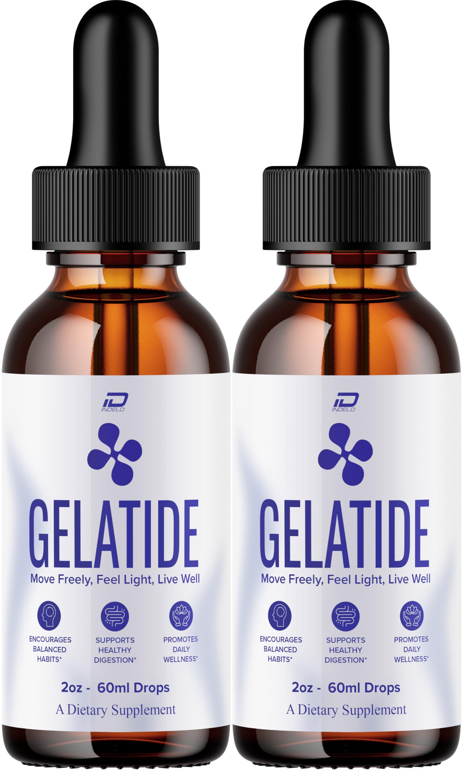 Gelatide Drops – Advanced Liquid Formula for Daily Health & Wellness Support (2 Bottles – 2 Month Supply)