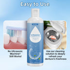 BCOM Ultrasonic Retainer Cleaner Solution & Jewelry Cleaning Liquid, 8.5 oz