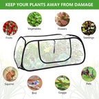 47x20x16 Inch Pop Up Mesh Plant Cover for Garden Raised Beds
