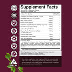 Advanced Kidney Support Supplement - Kidney Cleanse Detox & Repair Cranberry Extract Capsules with Uva Ursi, Stinging Nettle & Astragalus for Kidney Health - Urinary Tract Health - 240 Count