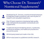 Dr. Tennant's Restore Vanilla Veggie Protein | Premium Plant-Based Protein - 100% Natural and Omega 3 Fusion, Including Pea Protein Isolate - Low Carb, Keto, Dairy Free - 30 Day Supply