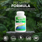 Best Naturals Berberine Plus 1000 mg/Serving 120 Capsules (120 Count (Pack of 2))