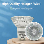 RMFSH Candle Warmer Lamp Bulb 6 Pack, GU10 Halogen Bulb 110-130V 50W