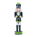 FOCO NFL Seattle Seahawks Team Logo 14" Holiday Nutcracker, Version 2, One Size