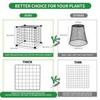 DYAUS 4 Packs Plant Protectors from Animals, Plant Cages for Outdoor Plants, 20Pcs 12"x12" Metal Plant Covers from Animals, Heavy Duty Chicken Wire Cloche, Garden Cloches to Keep Animals Out