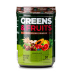 Nutrology Greens & Fruits Powder-Naturally Sourced Fruits, Vegetables, Beet Powder & Mushroom Blend, Probiotics, Digestive Enzymes, Fiber, Antioxidants, Immune Support, Gluten Free - Chocolate