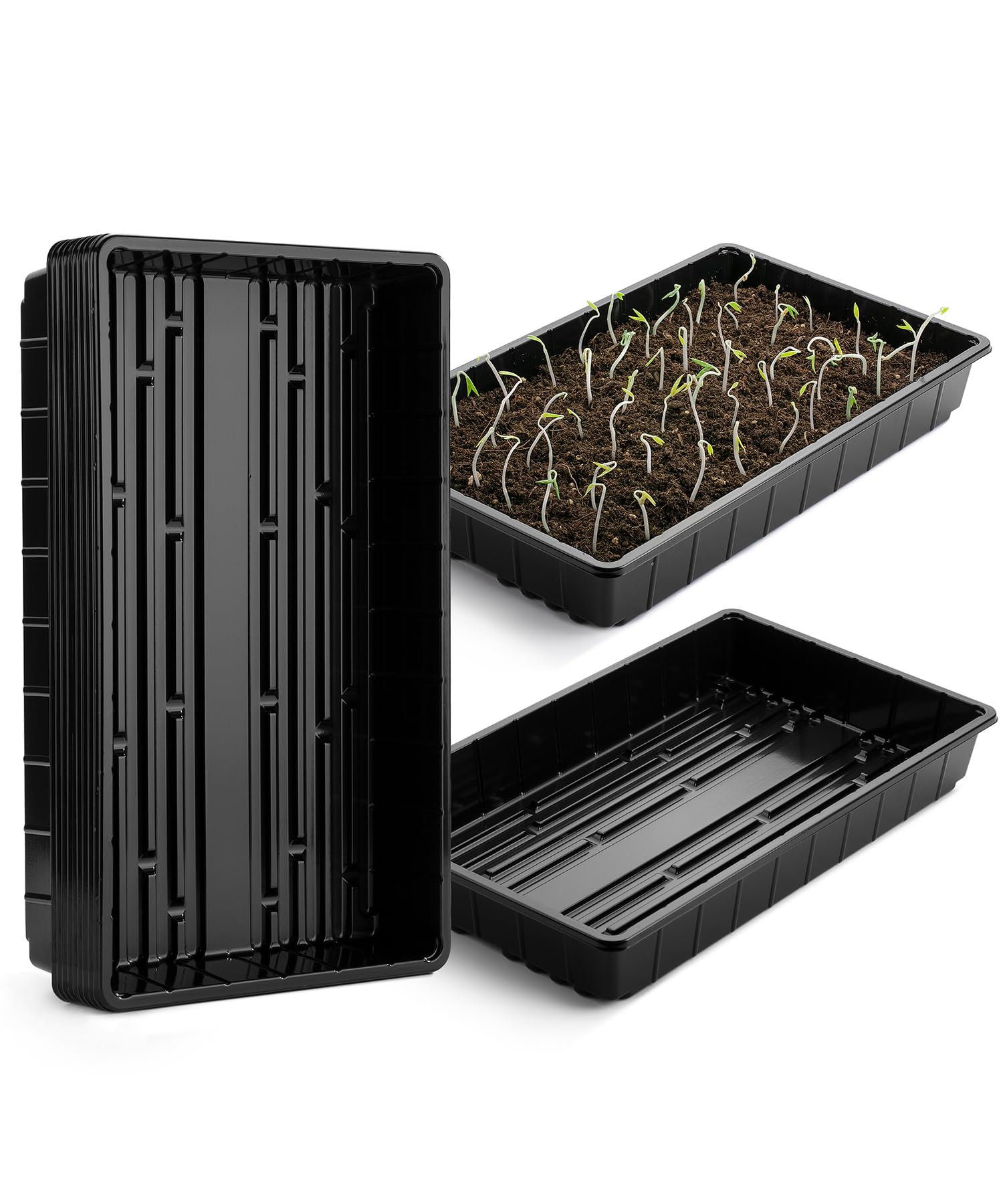 Mr. Pen- Seed Starter Trays, 5 Pack, 17"x10"x2.4"