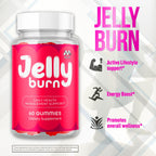 Jelly Burn Gummies, Official JellyBurn Gummys with All Natural Ingredients, Advanced Health & Wellness Vitamin Supplements Formula, Maximum Strength Active Lifestyle Multivitamin Support (60 Gummies)