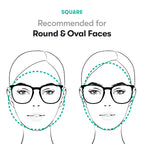 Stoggles Square Z87.1 Certified Polycarbonate Safety Glasses, Scratch & Shatter-Proof, Blue-Light & UV Blocking Lens, Top & Side Shields, Anti-Fog Dip Coated, Durable, Protective & Stylish Eyewear