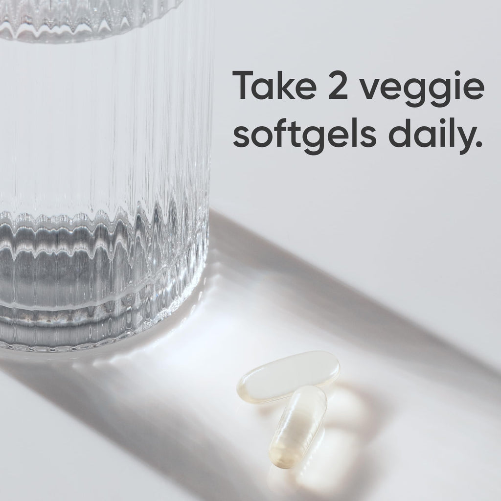 Sports Research Vegan Omega-3 Fish Oil Alternative from Algae Oil - Highest Levels of Vegan DHA & EPA Fatty Acids | Non-GMO Tested & Vegan Certified - 60 Veggie Softgels (Carrageenan Free)