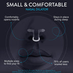 Mute by Rhinomed Nasal Dilator for Snore Reduction | Small 3pk | Increase Airflow | Anti Snoring Devices | Nasal Dilators for Sleeping | Internal Nasal Dilator | Snoring Solution | Transparent