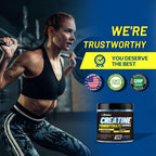 inGreens Creatine Monohydrate Gummies 6g for Men & Women 120 Count