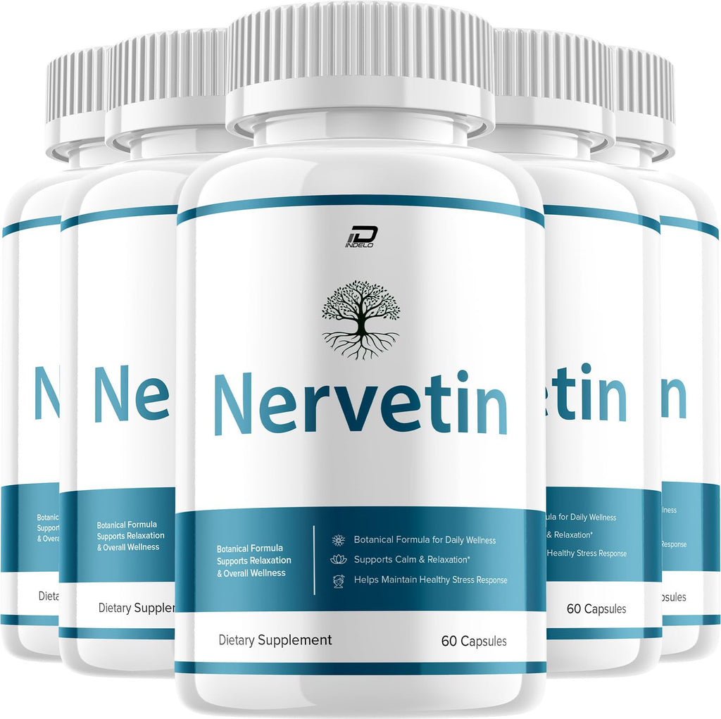 Nervetin Capsules – Nervetin Pills Advanced Formula Nerve Health Support, Reviews - 5 Packs - 300 Capsules