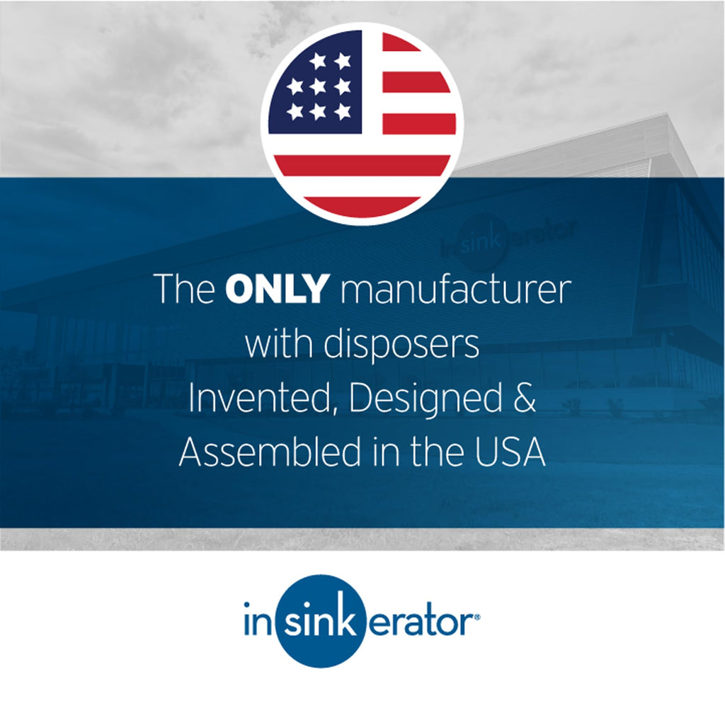 InSinkErator Badger 5XP Garbage Disposal, Badger Series 3/4 HP Continuous Feed Food Waste Disposer