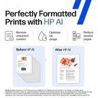 HP DeskJet 4255e Wireless All-in-One Color Inkjet Printer, Scanner, Copier, Best-for-home, 3 month Instant Ink trial included. This printer is only 2.4 ghz capable. AI-enabled (588S6A)