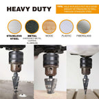 Jerax tools 1/4"-1-3/8" M2 Step Drill Bit Unibit for Hole Drilling 5 Sizes