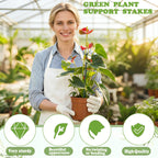 Stackable Monstera Moss Pole, 10 PCS Natural Coir Plant Support Stakes.