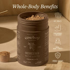 Cowboy - The Exclusive 1st Milking, Whole, Grass Fed Colostrum Supplement for Full Body Health - Bovine Colostrum Powder Packed w/Bioactive Nutrients - Sugar Free (Chocolate, 40 Servings)