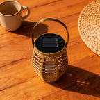 Solar Lanterns Outdoor Waterproof, Olive-Shaped Solar Lantern with Handle, Dusk to Dawn 6-8Hr Outdoor Lanterns, Hanging & Tabletop Decor for Garden/Patio, Ideal Gift for Outdoor Lovers