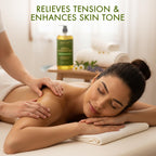 MAJESTIC PURE Arnica Sore Muscle Massage Oil for Massage Therapy - Refreshing and Relaxing - Natural Oils with Lavender & Chamomile Essential Oils - All Skin Types - Men & Women Massage Lotion-8 fl oz