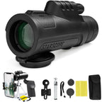 Starscope Monocular Telescope Smartphone Bundle - 10x42 Monoculars for Adults High Powered with Cell Phone Adapter | Bird Watching, Hunting, Hiking Pocket Scope | BAK4 Prism FMC Lens, Waterproof