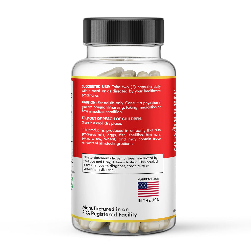 NUVIBOOST Super Dihydroberberine (GlucoVantage®) 200mg with Ceylon Cinnamon, Alpha Lipoic Acid, Selenium, Gymnema Sylvestre, Benfotiamine and Others for Overall Immunity.